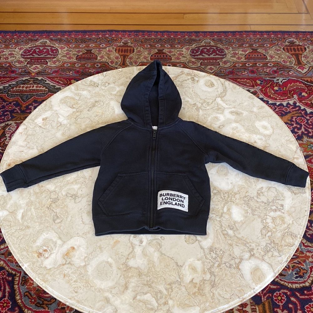 Burberry Luther Full Zip Hoodie Sweatshirt - Picture 3 of 12